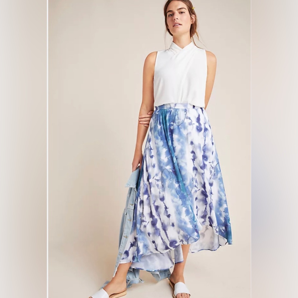 Anthropologie Hutch Jeannie maxi skirt